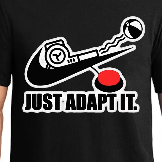 Just Adapt It Tick Design Pajama Set