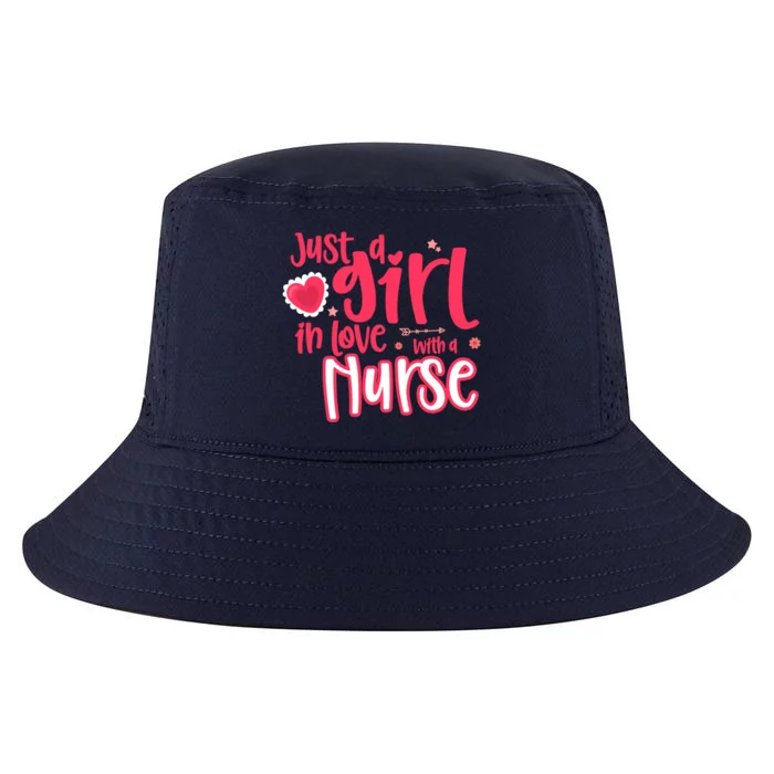 Just A In Love With A Nurse Gift Cool Comfort Performance Bucket Hat