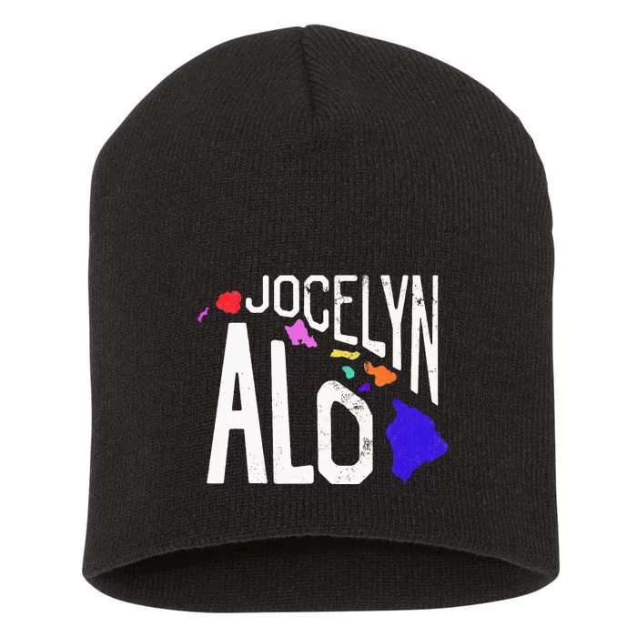 Jocelyn Alo Islands Merch Short Acrylic Beanie