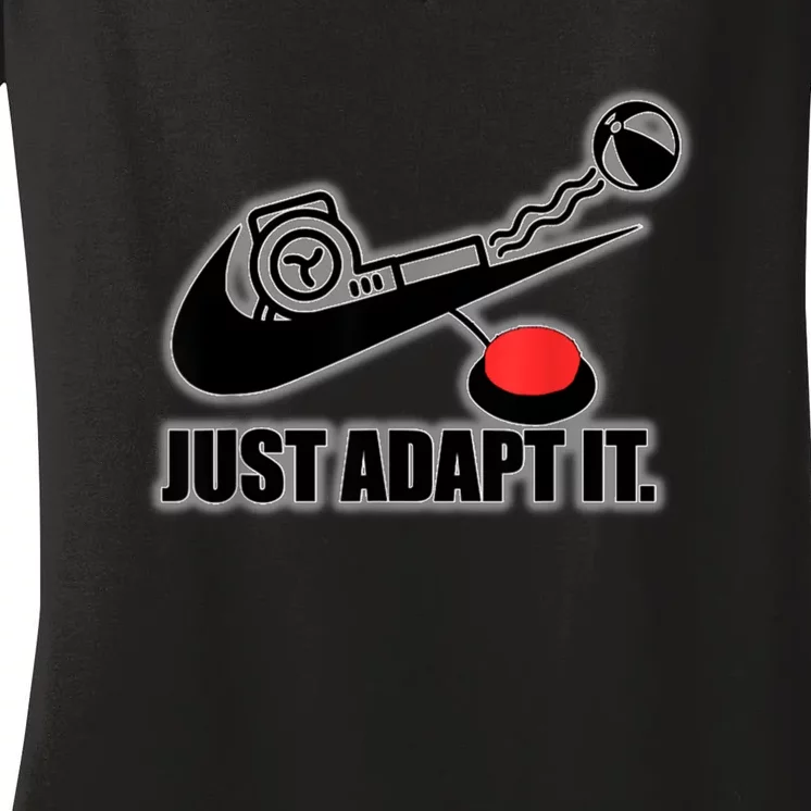 Just Adapt It Women's V-Neck T-Shirt