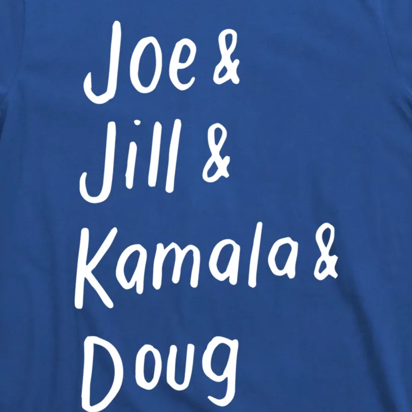 Joe And Jill And Kamala And Doug Biden Harris 2020 Vote Democrat Cool Gift T-Shirt