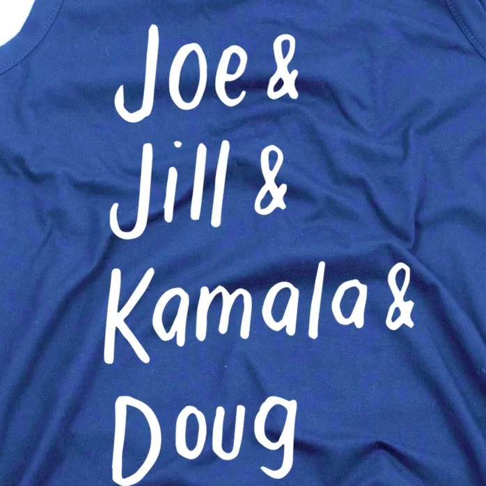 Joe And Jill And Kamala And Doug Biden Harris 2020 Vote Democrat Cool Gift Tank Top