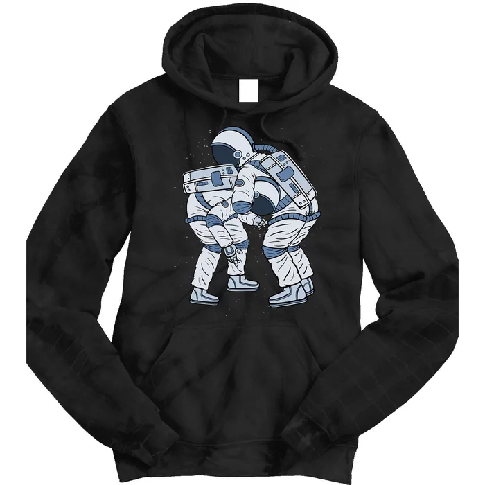 Jiu-Jitsu Astronaut Jiu Jitsu BJJ Martial Arts Combat Sport Tie Dye Hoodie