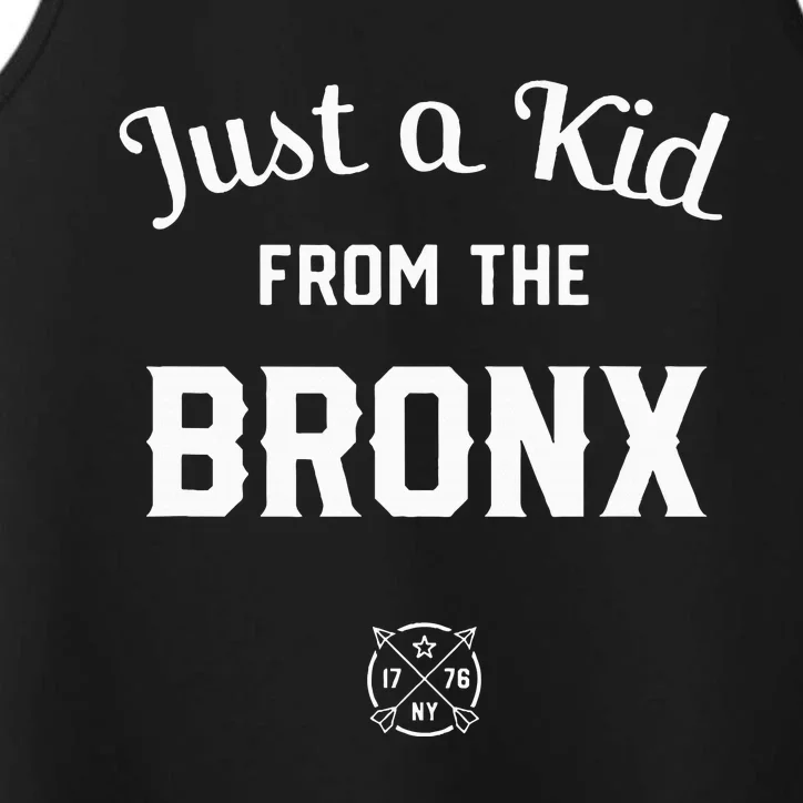 Just A K.I.D From The Bronx New York City Nyc New York Ny Performance Tank