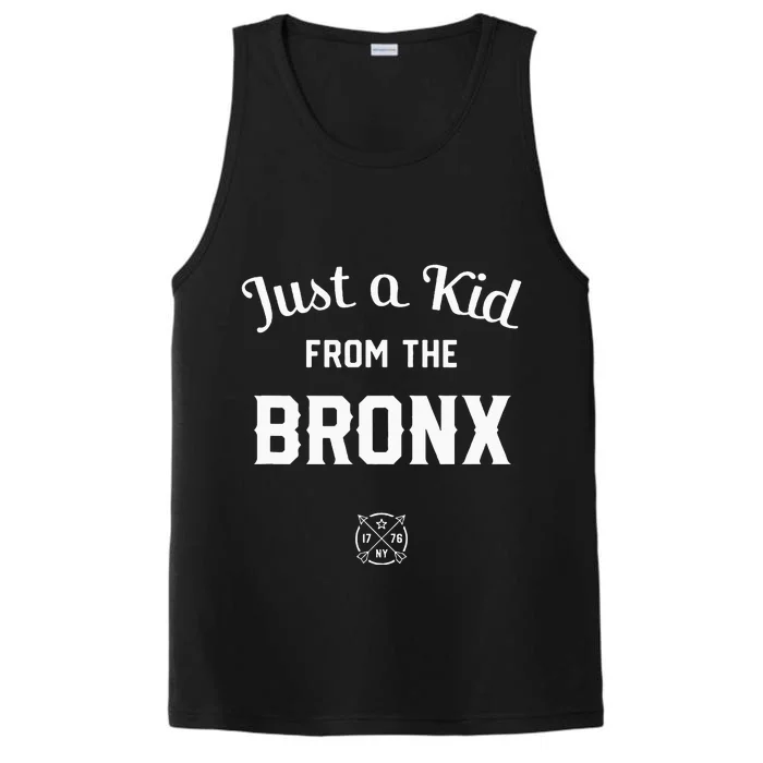 Just A K.I.D From The Bronx New York City Nyc New York Ny Performance Tank