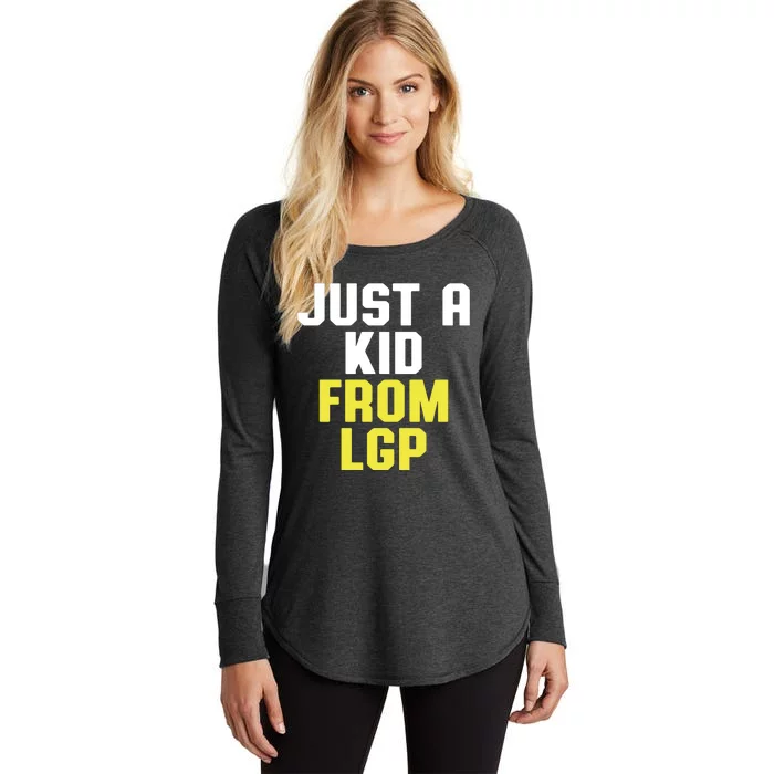 Just A Kiid From La Grange Park Women's Perfect Tri Tunic Long Sleeve Shirt