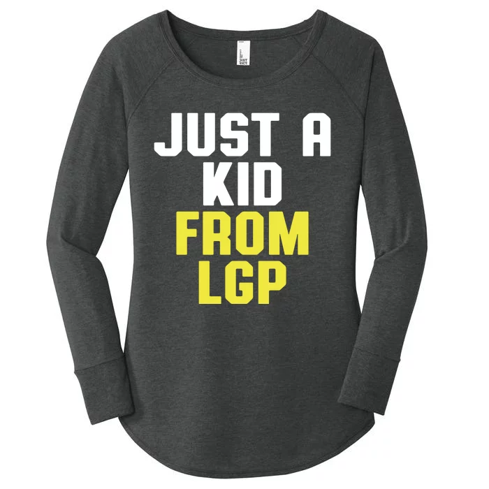 Just A Kiid From La Grange Park Women's Perfect Tri Tunic Long Sleeve Shirt