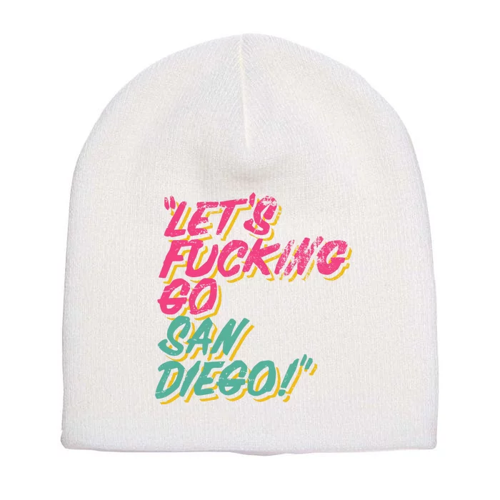 Jorge Alfaro Let’S Fucking Go San Diego Short Acrylic Beanie