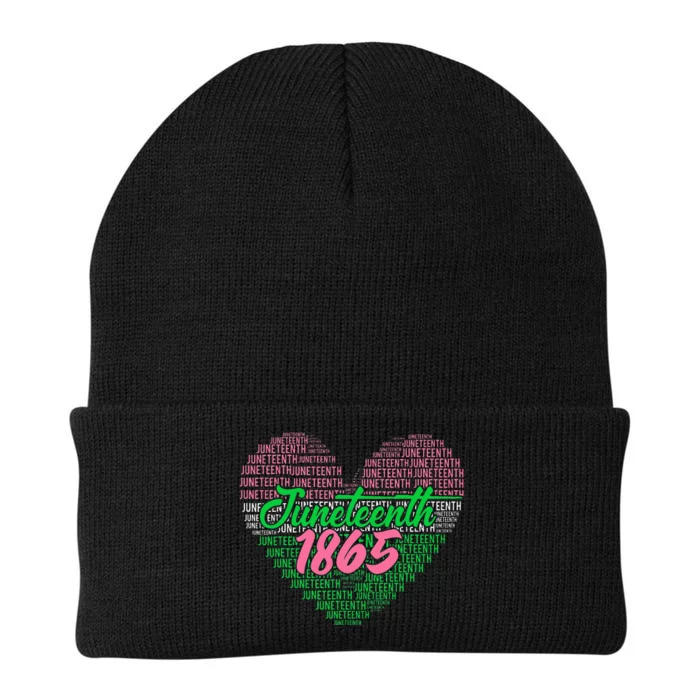 Juneteenth Aka Love Heart Knit Cap Winter Beanie