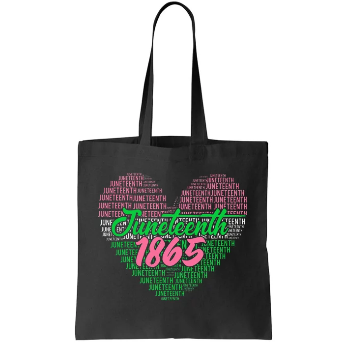 Juneteenth Aka Love Heart Tote Bag