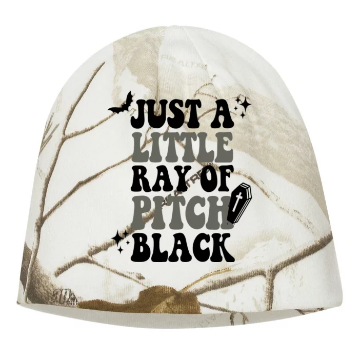 Just A Little Ray Of Pitch Black Halloween Kati - Camo Knit Beanie