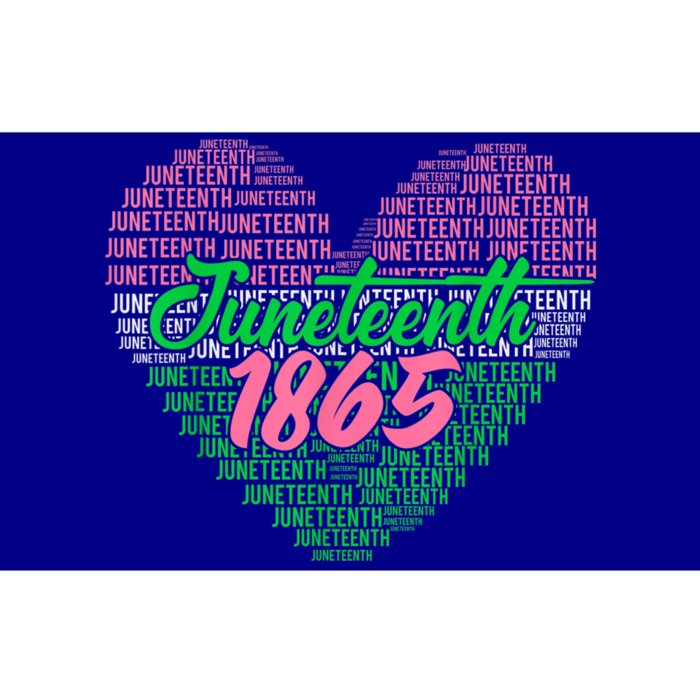 Juneteenth Aka Love Heart Bumper Sticker