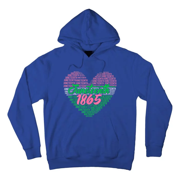 Juneteenth Aka Love Heart Tall Hoodie