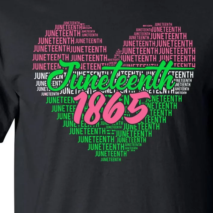 Juneteenth Aka Love Heart Tall T-Shirt