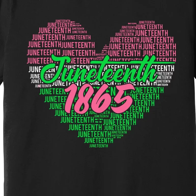 Juneteenth Aka Love Heart Premium T-Shirt