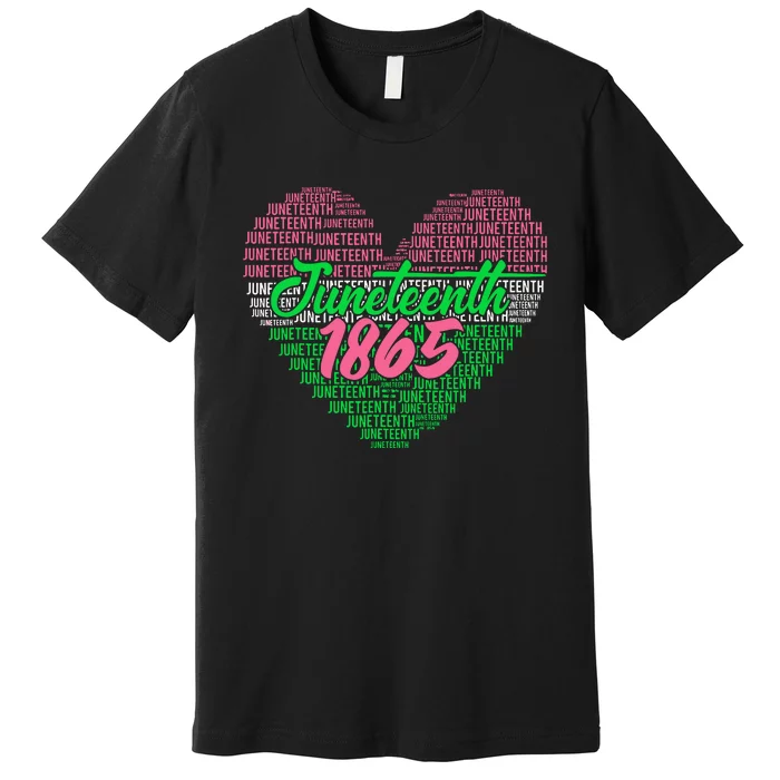 Juneteenth Aka Love Heart Premium T-Shirt