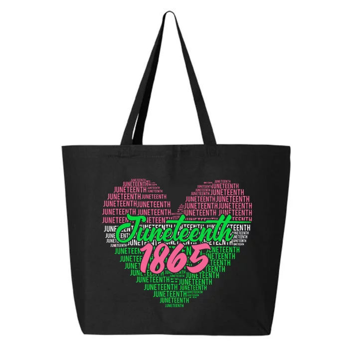 Juneteenth Aka Love Heart 25L Jumbo Tote