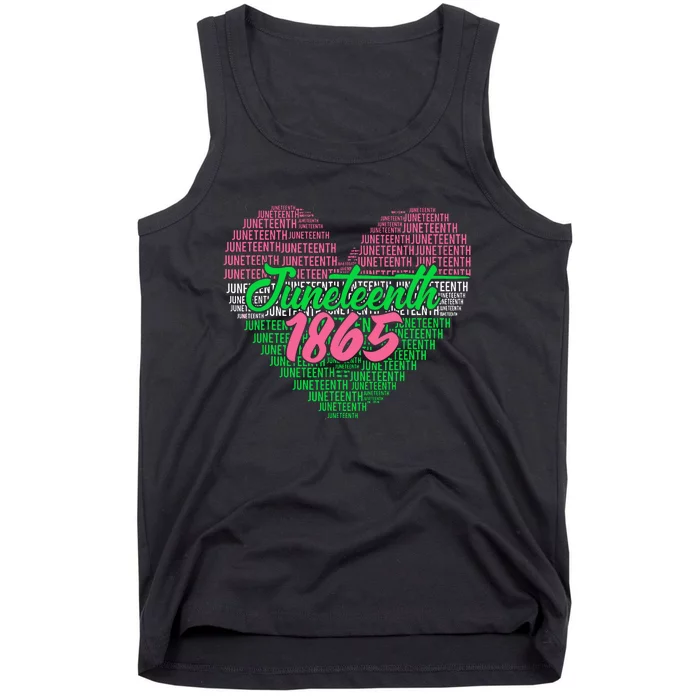 Juneteenth Aka Love Heart Tank Top