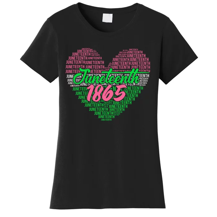 Juneteenth Aka Love Heart Women's T-Shirt