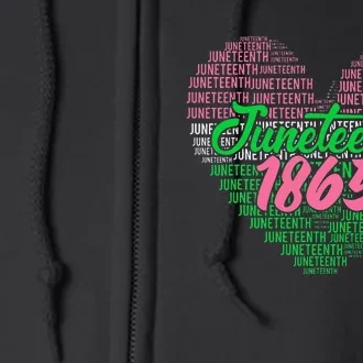 Juneteenth aka love heart Full Zip Hoodie