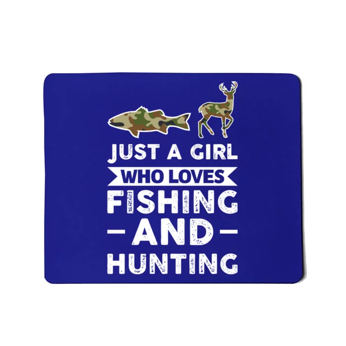 Just A Loves Fishing And Hunting Hunter Meaningful Gift Mousepad