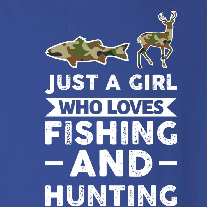 Just A Loves Fishing And Hunting Hunter Meaningful Gift Toddler Long Sleeve Shirt