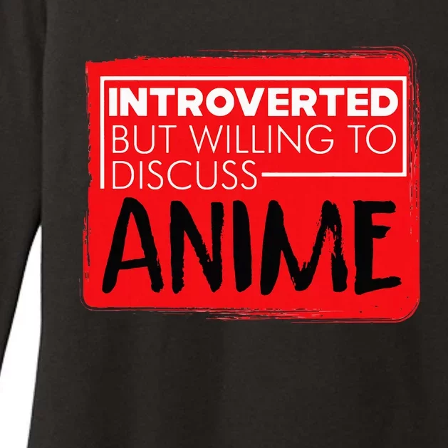 Japanese Animation Lovers Pun Womens CVC Long Sleeve Shirt