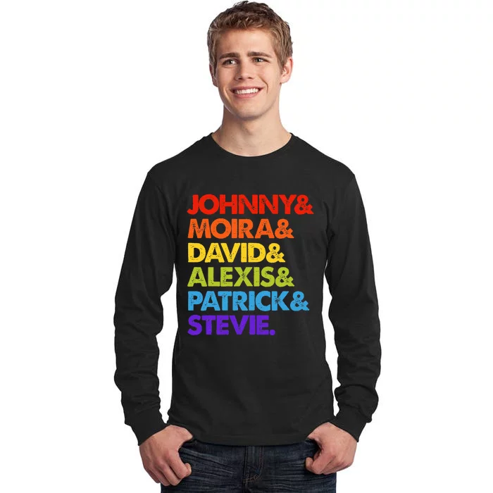 Johnny And Moira And David And Alexis Tall Long Sleeve T-Shirt