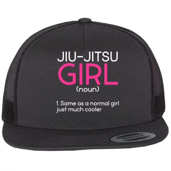 Jiu-Jitsu  Asian Mixed Martial Arts Sport MMA Flat Bill Trucker Hat