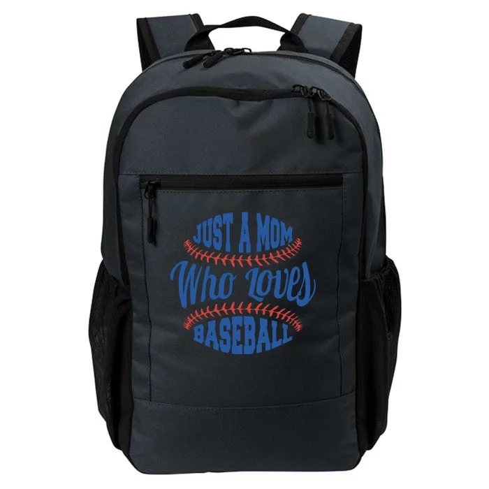 Just A Mom Who Loves Baseball Daily Commute Backpack