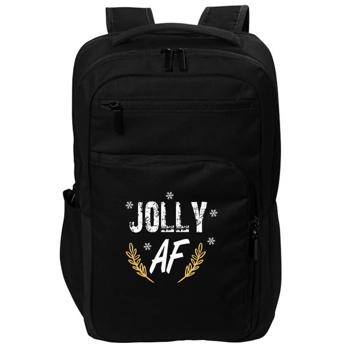 Jolly Af | Merry Xmas Impact Tech Backpack