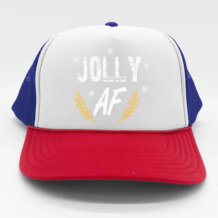 Jolly Af | Merry Xmas Trucker Hat