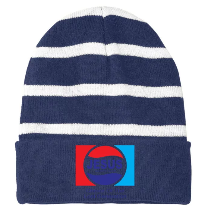 Jesus And Mary Chain Lost Generation Striped Beanie with Solid Band