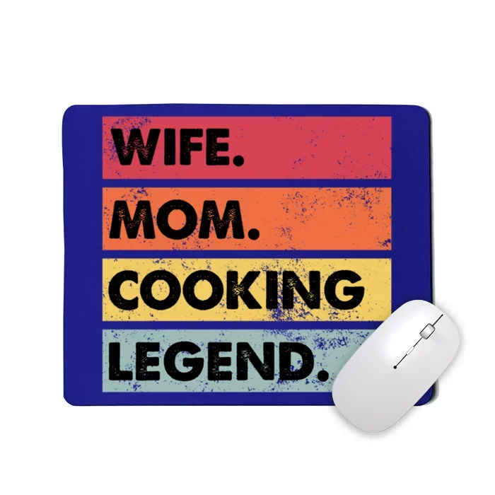 Just A Mom Who Cooks Awesome Food Kitchen Culinary Cook Gift Mousepad