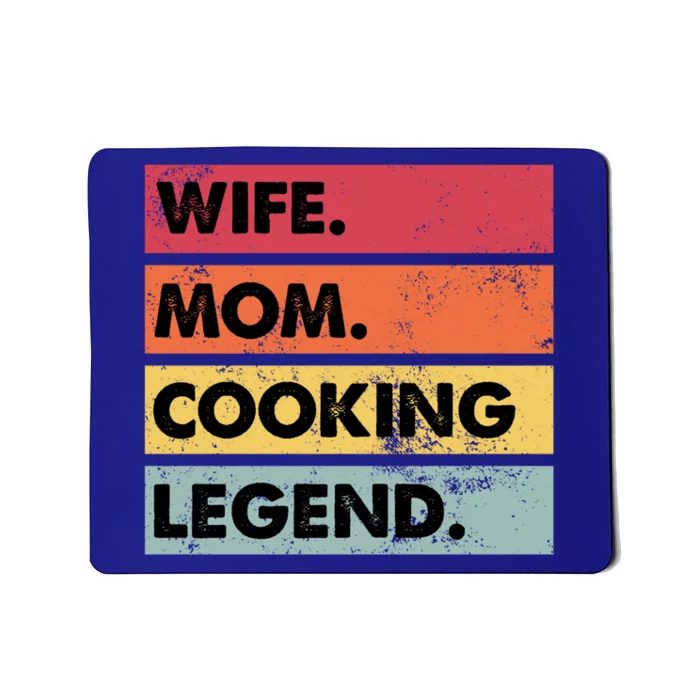 Just A Mom Who Cooks Awesome Food Kitchen Culinary Cook Gift Mousepad