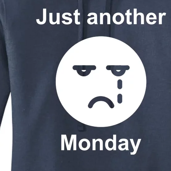 Just Another Monday Sad Face Women's Pullover Hoodie