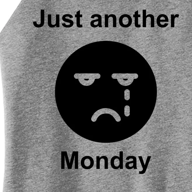 Just Another Monday Sad Face Women’s Perfect Tri Rocker Tank