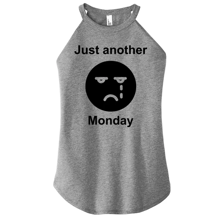 Just Another Monday Sad Face Women’s Perfect Tri Rocker Tank