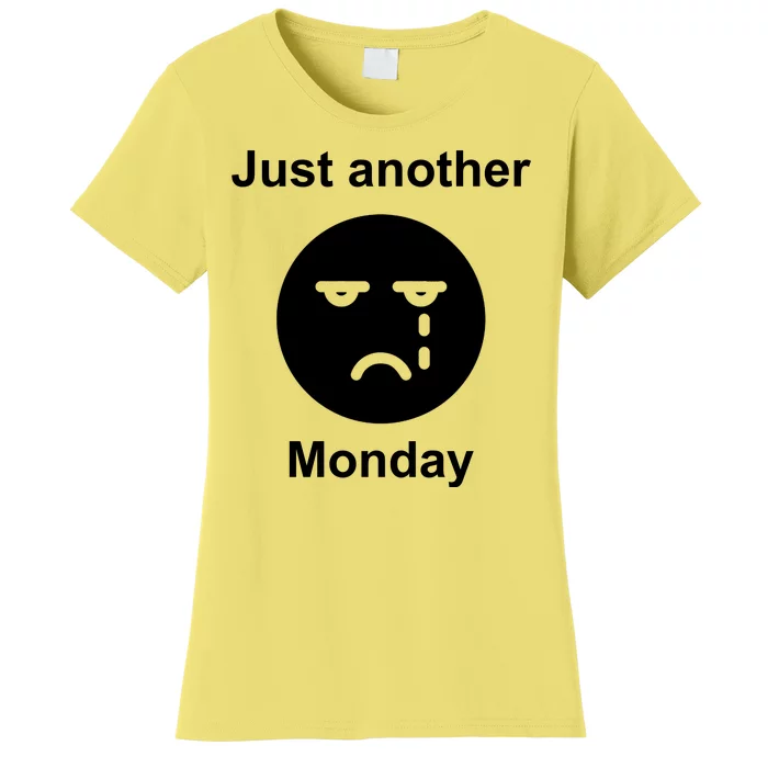 Just Another Monday Sad Face Women's T-Shirt