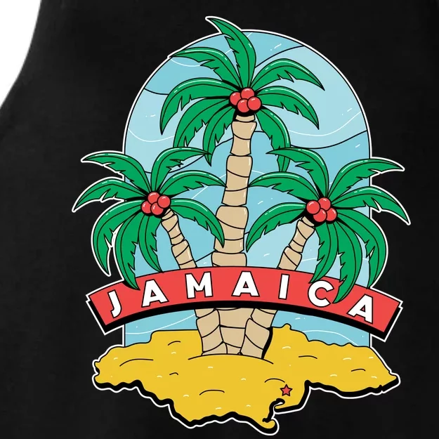 Jamaica Beach Ladies Tri-Blend Wicking Tank