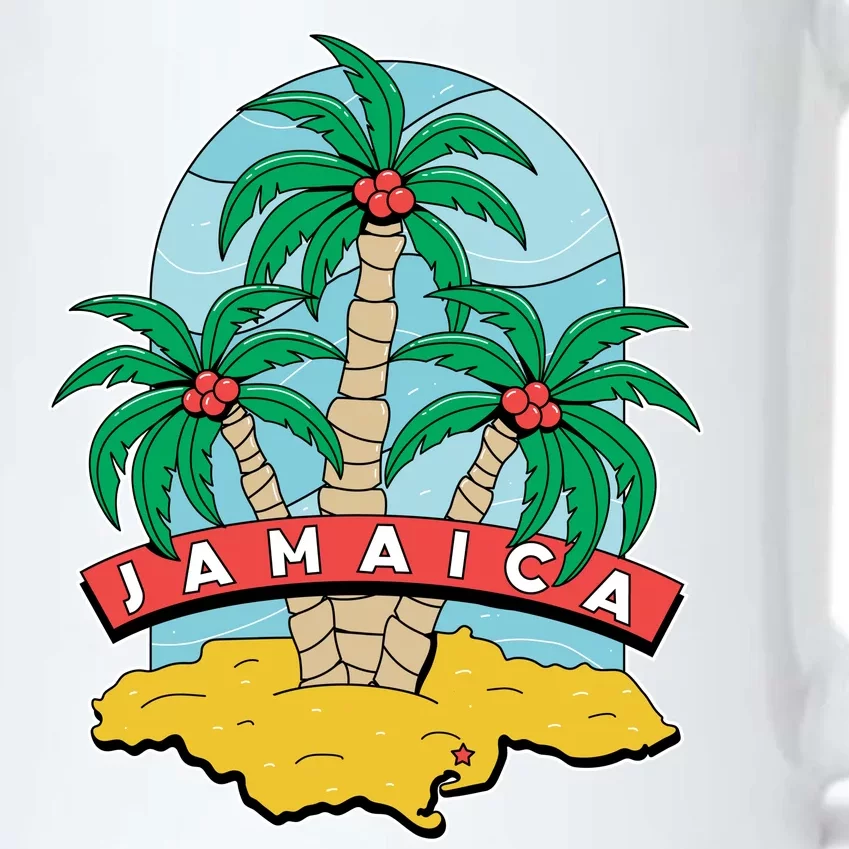 Jamaica Beach Black Color Changing Mug