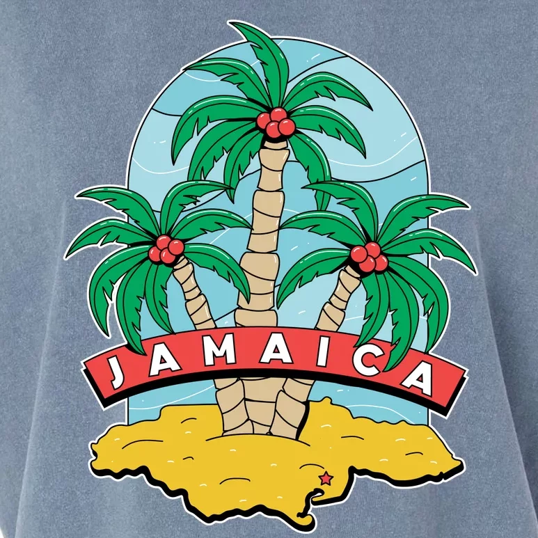 Jamaica Beach Garment-Dyed Women's Muscle Tee