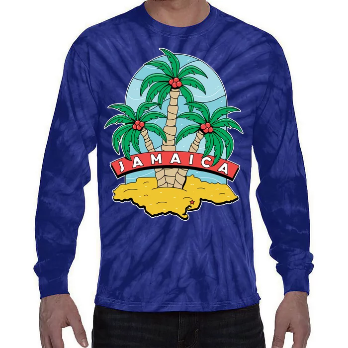 Jamaica Beach Tie-Dye Long Sleeve Shirt