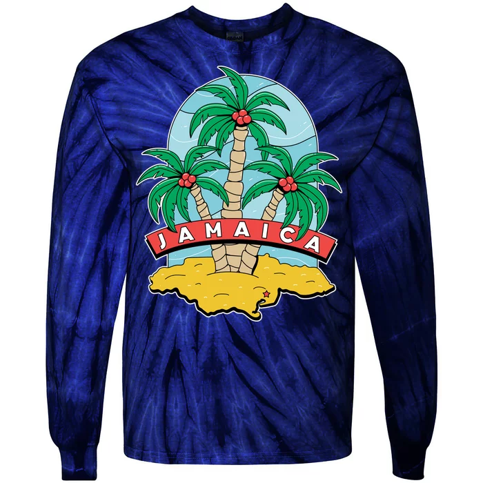 Jamaica Beach Tie-Dye Long Sleeve Shirt