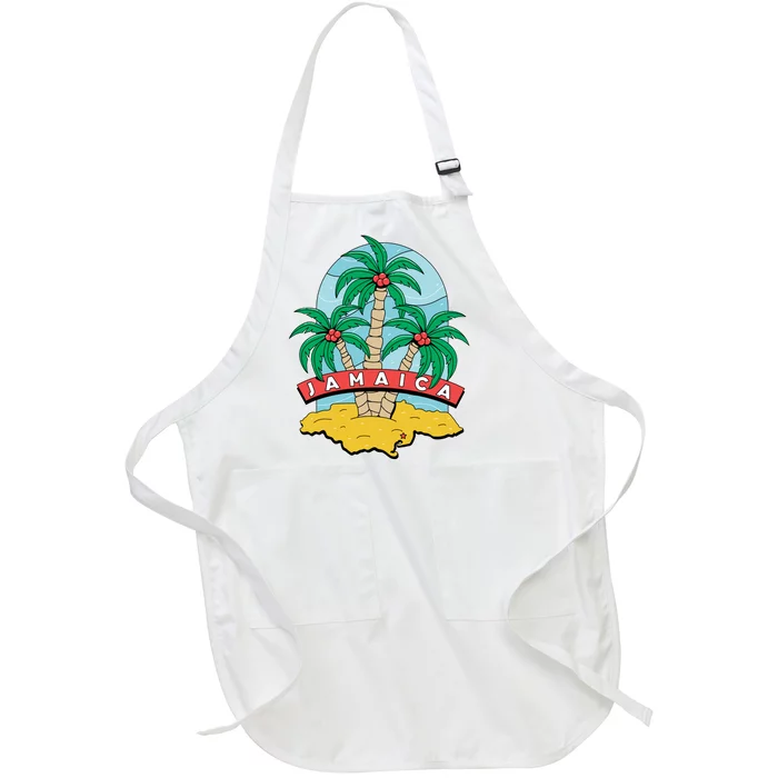 Jamaica Beach Full-Length Apron With Pocket