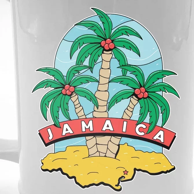 Jamaica Beach Front & Back Beer Stein