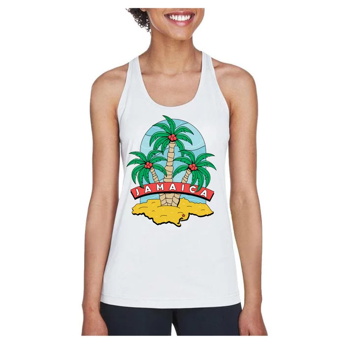 Jamaica Beach Women's Racerback Tank