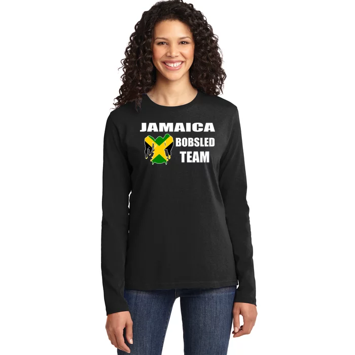 Jamaica Bobsled Team Ladies Long Sleeve Shirt