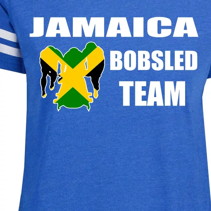 Jamaica Bobsled Team Enza Ladies Jersey Football T-Shirt