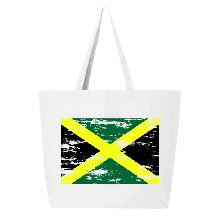 Jamaica Distressed Flag 25L Jumbo Tote